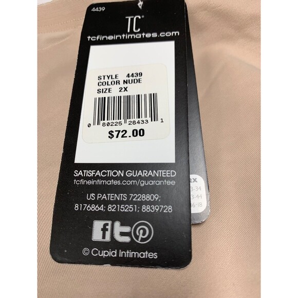 TC Fine Intimates Tummy Tux High-Waist Thigh Slimmer Size 2X Nude Extra Firm NWT - Picture 6 of 7